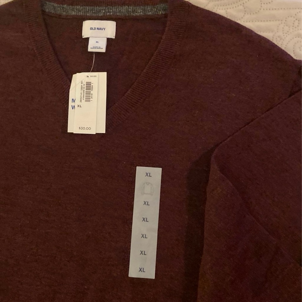 Men’s Burgundy Sweater